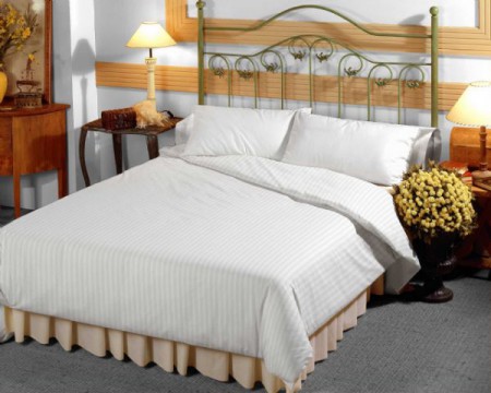 Funda Nordica Saten menorca Blanco/Beig